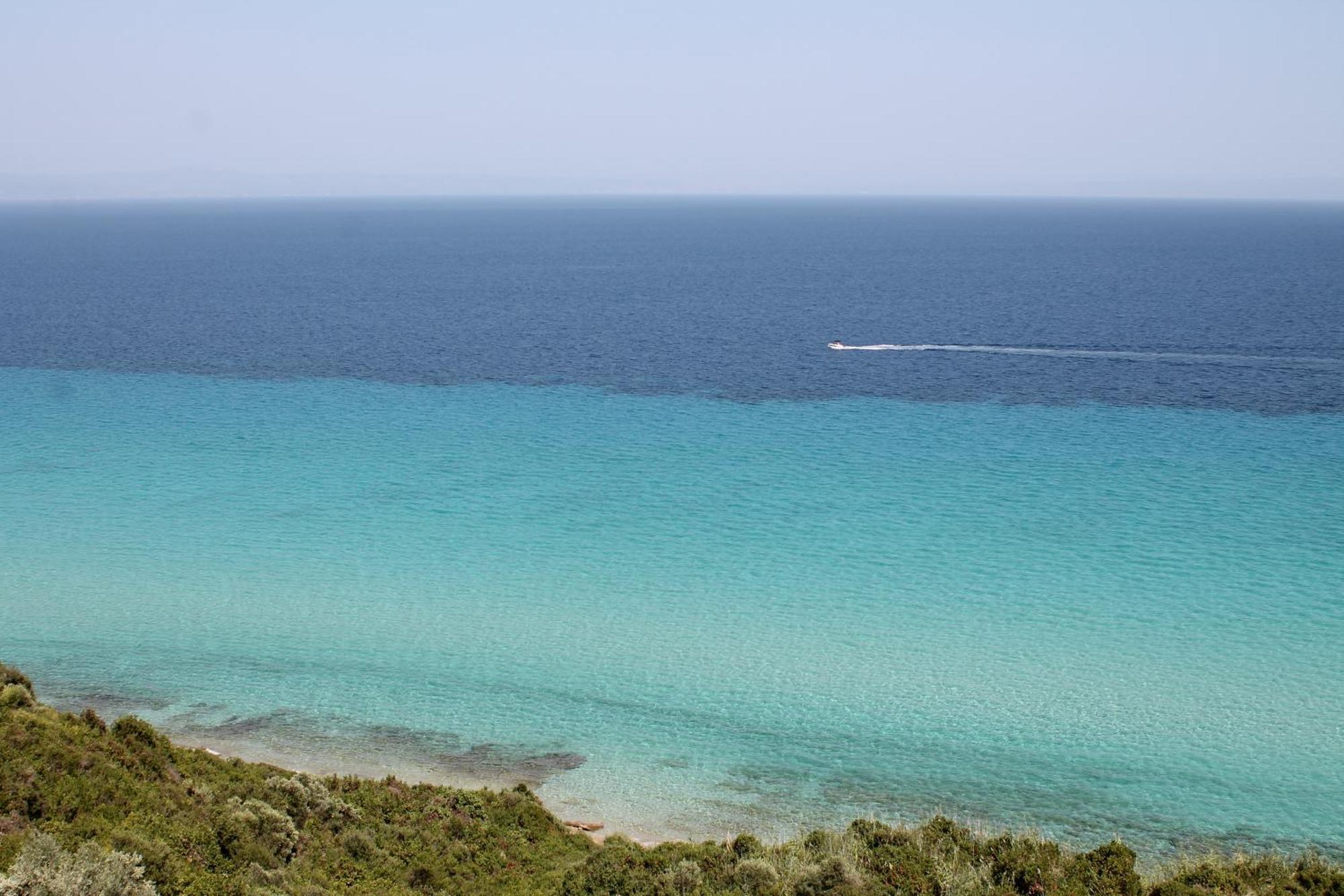 The House Of Blue Villa Afytos Exteriör bild