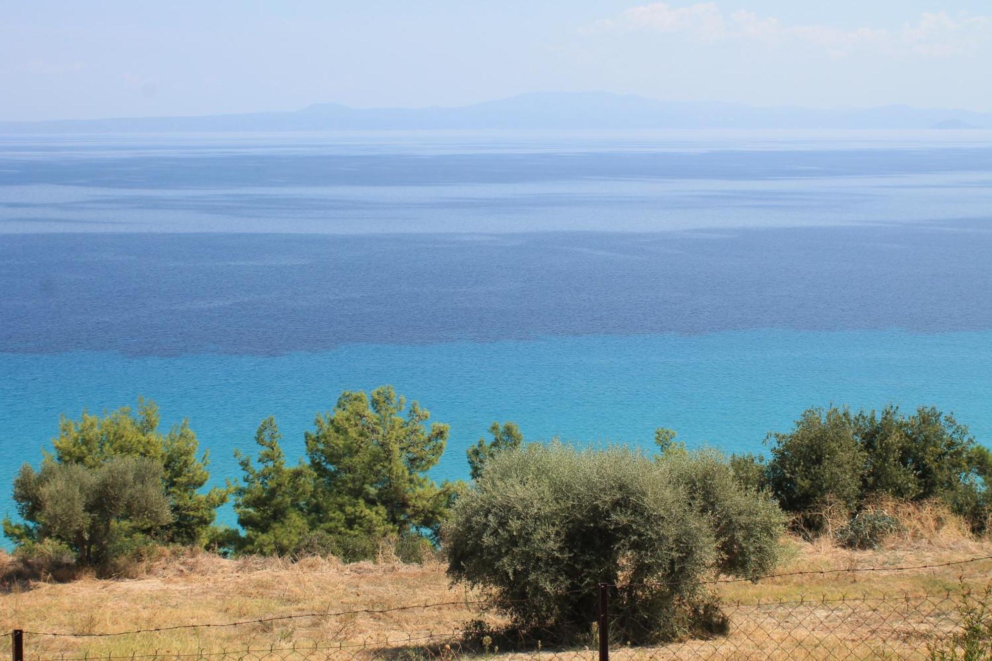 The House Of Blue Villa Afytos Exteriör bild